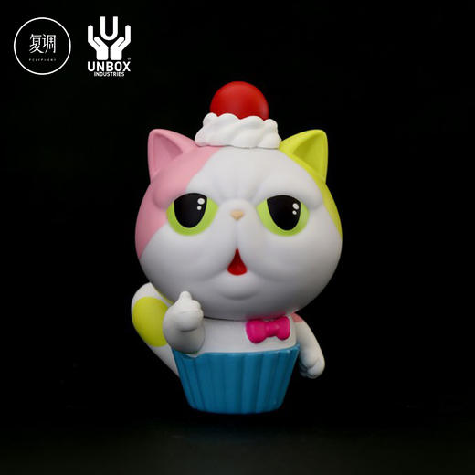 Unbox 蛋糕貓 Exotic Cat Cupcake限定 搪胶 潮玩 商品图1