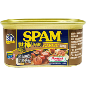 荷美尔 SPAM午餐肉蒜味198g（中国产）【中】 