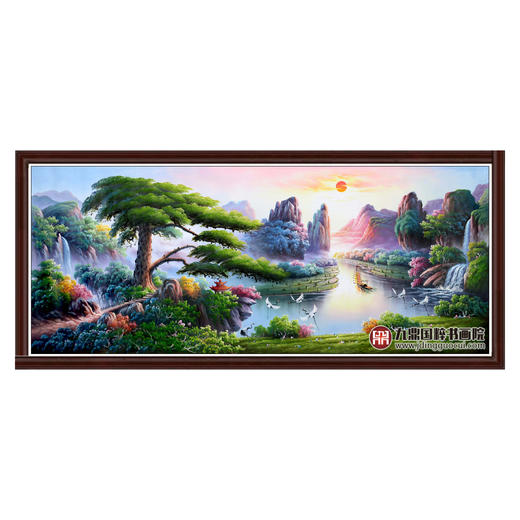 郑一坡《青松迎客》200×83cm 商品图0