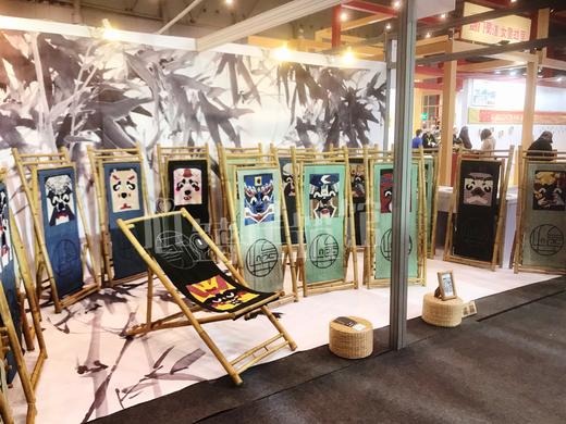 【心鳍建筑馆】四川脸谱双面折叠躺椅 商品图0