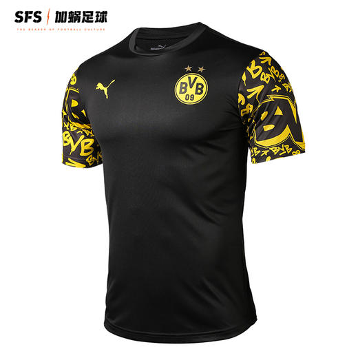 SFS彪马正版20-21多特蒙德球员训练服 赛前热身球衣 758135-05 商品图0