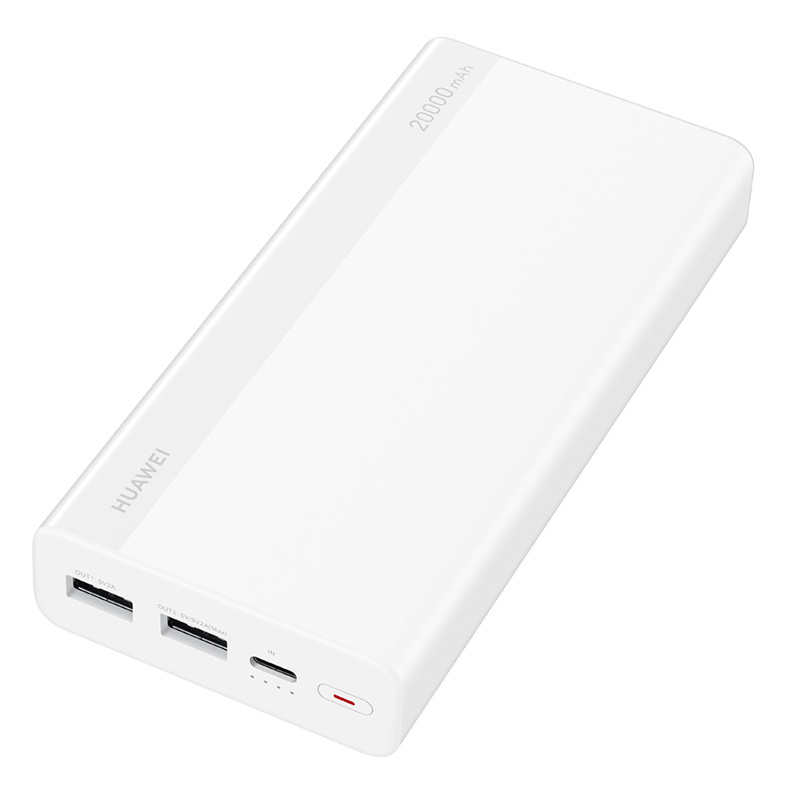 华为huawei20000毫安max18w快充移动电源充电宝typec版cp22qc白色适用