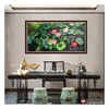 郑一坡《荷美天下》70×140cm 油画横幅作品 餐厅/卧室挂画 商品缩略图2
