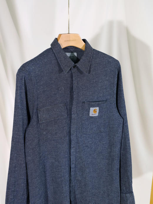 日单 卡哈特 CAR*ART W1P 海岛棉点纱丹尼面料 工装衬衫薄外套 CS105 商品图6