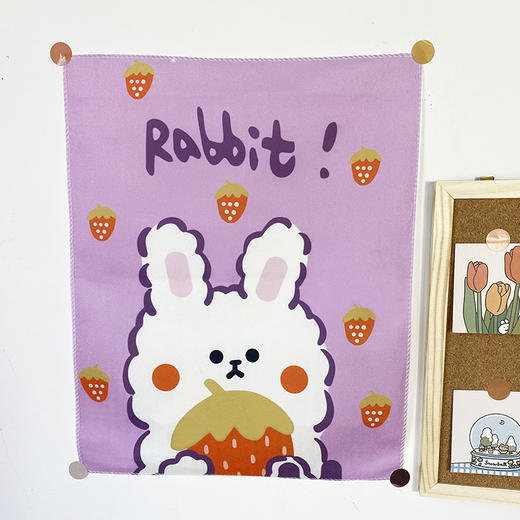 【ins网红少女心背景布】宿舍卧室桌面床头挂布房间家居饰品小物 商品图1