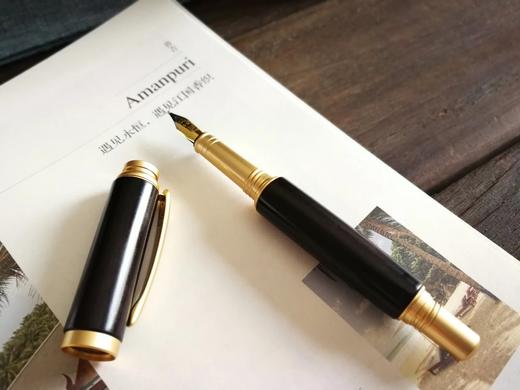 【乡愫】SHETING 磨砂金色笔 商品图0