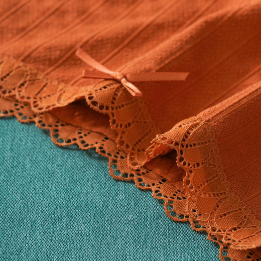 雅黛丽内裤女舒适低腰蕾丝边蝴蝶结纯棉裆部亲肤内裤3条组合装DYK03070(3条装) 商品图2