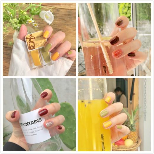 日本NUSVAN莫兰迪奶茶系列指甲油 商品图2