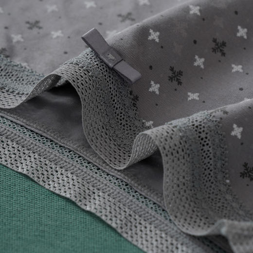 雅黛丽内裤女士蕾丝边印花舒适中腰纯棉裆部亲肤内裤5条混色装DYK03073(5条装) 商品图2