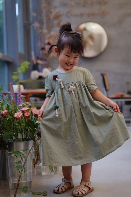 【漫乐集】原创布艺蘑菇胸针 商品图1