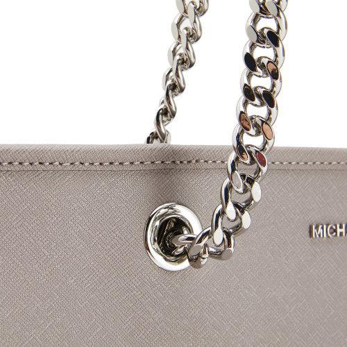 Michael Kors/迈克·科尔斯灰色皮质女士单肩包30T6SJ8T2L 商品图3