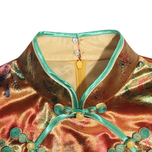 DLQ-A2690中国风印花复古旗袍改良版连衣裙 商品图2