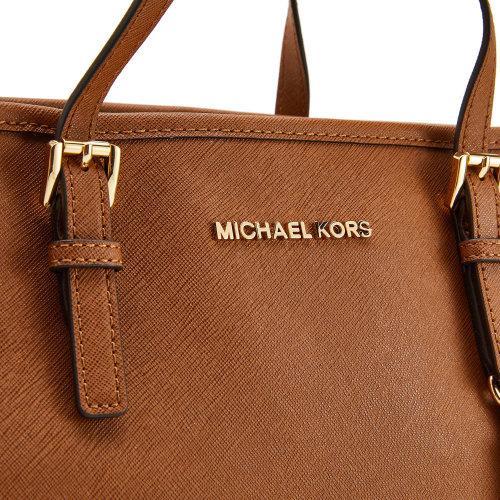 Michael Kors/迈克·科尔斯棕色皮质女士单肩包 商品图4
