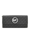 Michael Kors/迈克·科尔斯黑色PVC/配皮女士长款钱夹 商品缩略图0
