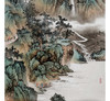 李学亮《秋山问道图中堂》68*138cm/34*138cm 山水中堂作品 玄关挂画 商品缩略图4