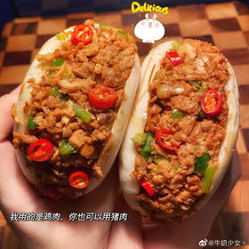 浸满汤汁的肉肉｜超好吃的不正宗肉夹馍
