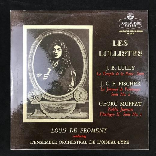 LP黑胶唱片 吕利《和平的寺院》组曲 约翰·菲舍尔《春天日记》 乔治·莫法特《贵族青年》 商品图0