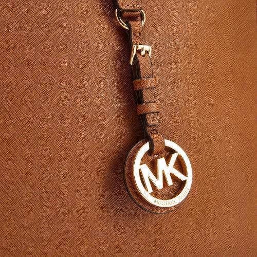 Michael Kors/迈克·科尔斯棕色皮质女士单肩包 商品图3