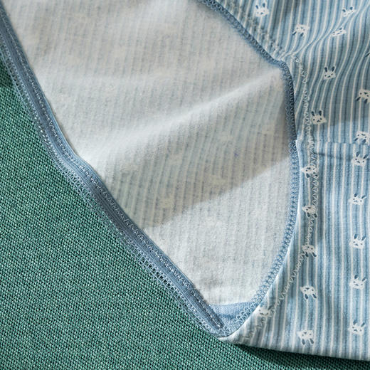 雅黛丽内裤女印花条纹蕾丝边舒适中腰纯棉裆部亲肤内裤单条装DYK03061 商品图3