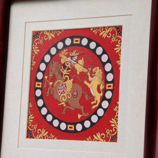 蜀锦画框-狩猎图 商品图3