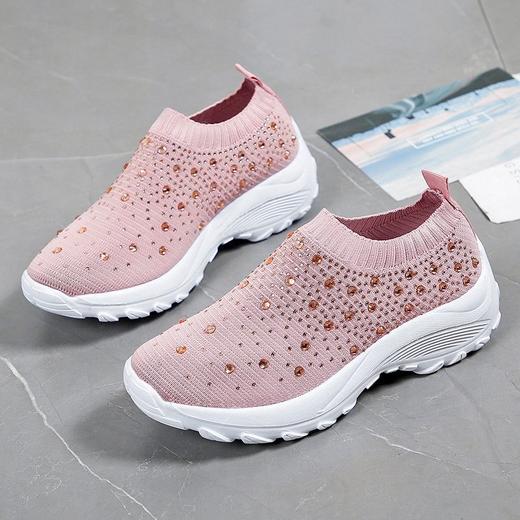 LN-2667新款大码飞织网面透气单鞋 商品图2