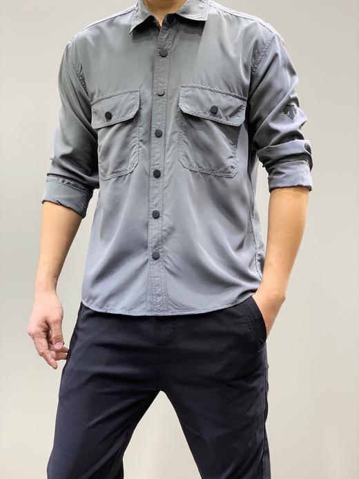 点此购买 迪桑特男款铜氨丝长袖衬衫 十一 158368 商品图1