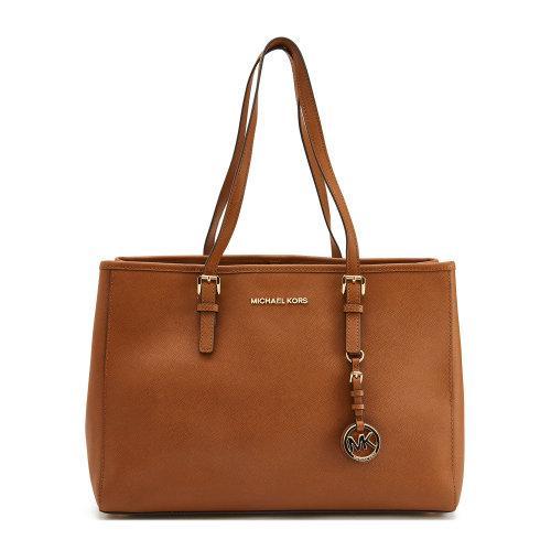 Michael Kors/迈克·科尔斯棕色皮质女士单肩包 商品图0