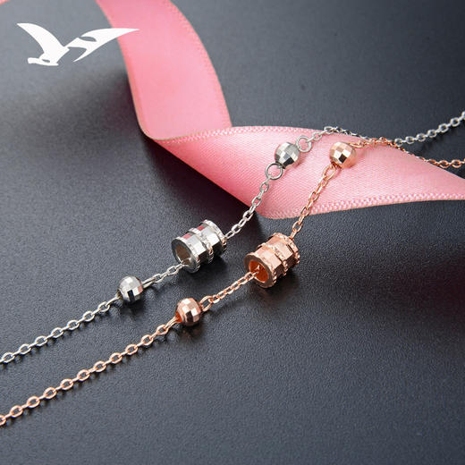 YJCS004345-日韩风清新首饰手链女生简约玫瑰金素银手饰 商品图2