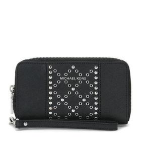 Michael Kors/迈克·科尔斯皮质长款拉链钱夹