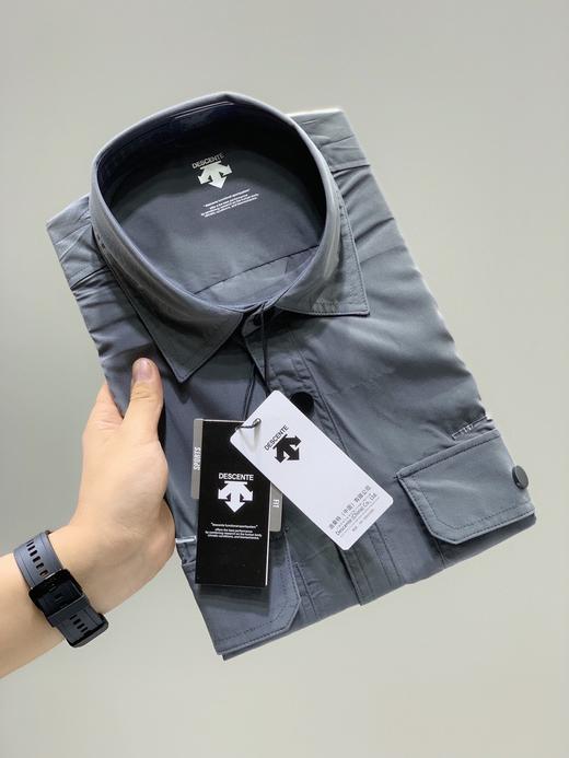 点此购买 迪桑特男款铜氨丝长袖衬衫 十一 158368 商品图8