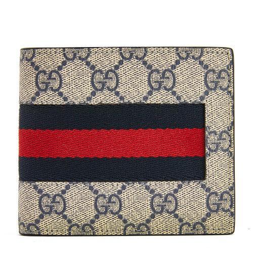 GUCCI/古驰男士卡其色PVC钱包408829-KHN4N-4080卡其色 商品图0