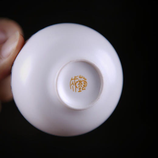 【茶杯/品茗杯】圆形单杯_兰藤花茶杯主人杯青花瓷 商品图2