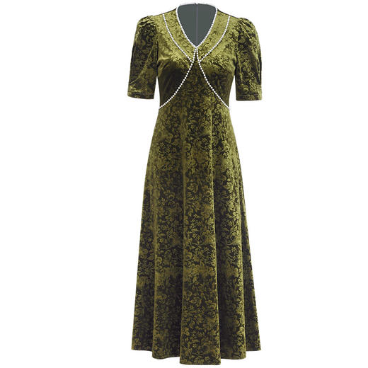 DLQ-A2689轻奢名媛气质设计感连衣裙 商品图3