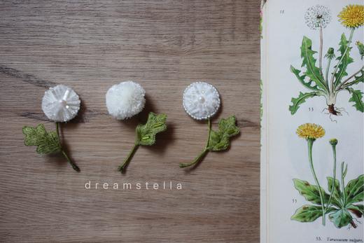 【漫乐集】原创刺绣蒲公英材料包（不含课程） 商品图0