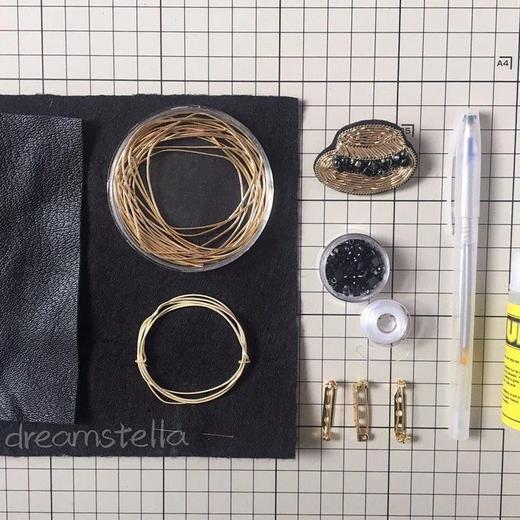 【漫乐集】原创刺绣小帽子材料包 商品图2