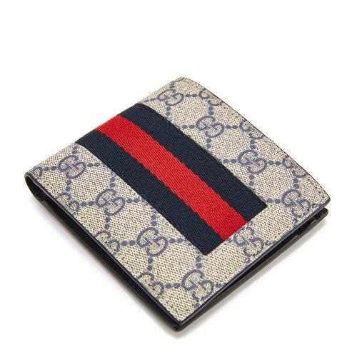 GUCCI/古驰男士卡其色PVC钱包408829-KHN4N-4080卡其色 商品图2