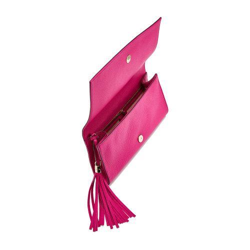 GUCCI/古驰女士玫红色皮质手拿包336753-A7M0G-5523玫红色 商品图4