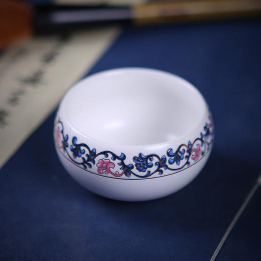 【茶杯/品茗杯】圆形单杯_兰藤花茶杯主人杯青花瓷 商品图1