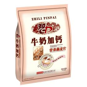 智力牛奶加钙麦片800g
