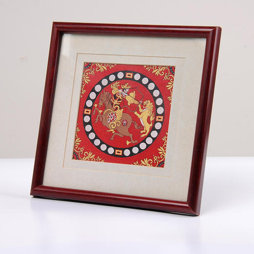 蜀锦画框-狩猎图 商品图2
