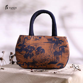 TANGY Collection / 天意精品 烟蓝系列 半莨印花包包