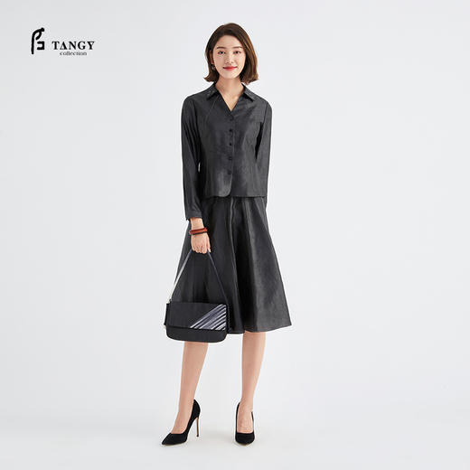 TANGY Collection / 天意精品  莨绸女士衬衫 商品图0