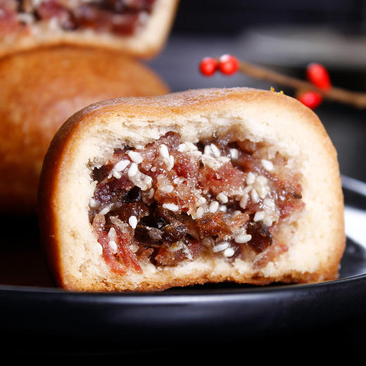 【2个|预售】云南怡心鸿祥云腿月饼100g*2(鸡枞云腿/精制云腿/五仁云腿/鲜花云腿)【9月18日—20日提货】 商品图5