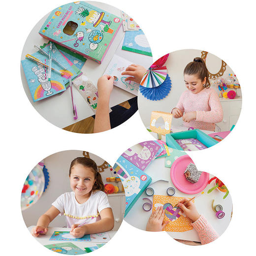 TIGERTRIBE澳洲进口儿童贴纸涂色贺卡定制 商品图3