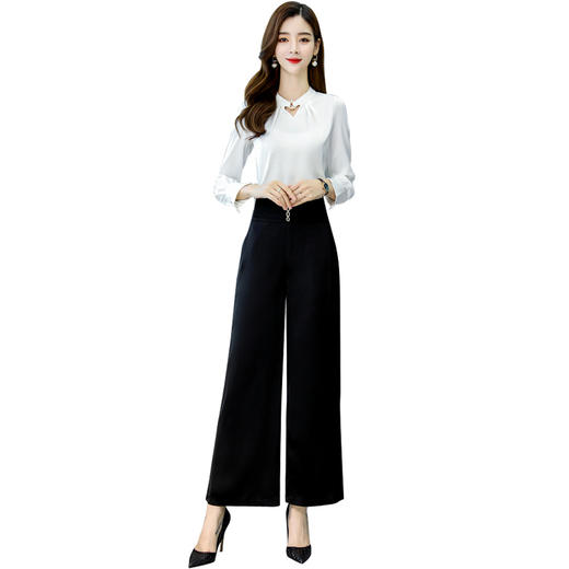 WZNH-HMQY2091秋季气质显瘦长袖时尚减龄套装 商品图4