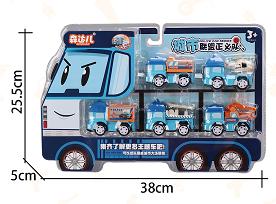 森达儿城市回力车队玩具*1板 商品图1