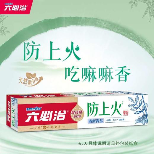 六必治防上火清新青盐牙膏100g*1盒 商品图0