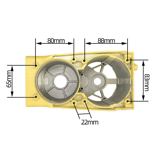 【货号00933】金凤凰95电镐机壳电镐配件电镐齿轮箱 电镐箱体铝件 商品图1