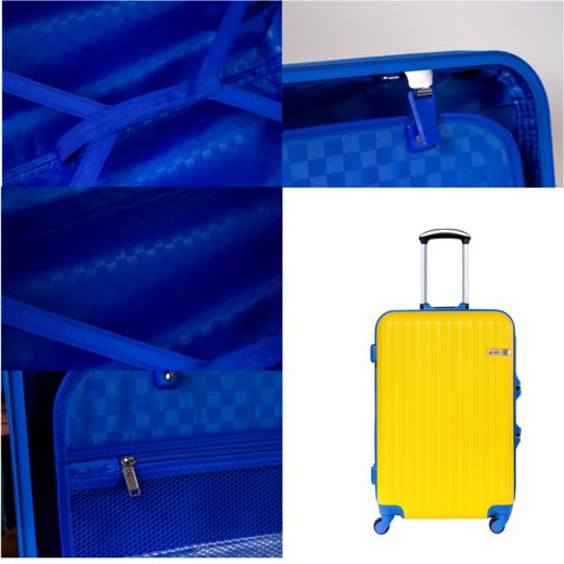 2020新款ABS旅行箱TSA海关锁双排静音万向轮 A-641K 商品图6