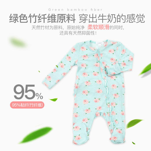 【美国AngelDearc出品】女款拉链连体服&包屁衣-竹纤维 商品图1